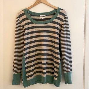 Olive + Oak stripped sweater size XL
